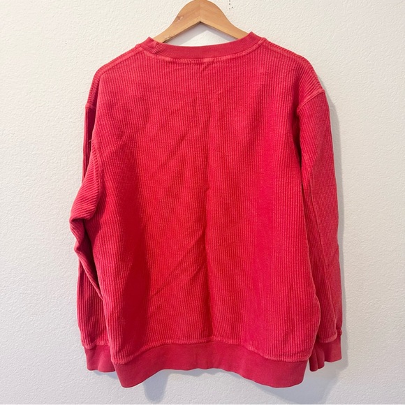 Pink Lily Red Merry Era Corded Christmas Sweatshirt Sz S - Picture 5 of 5